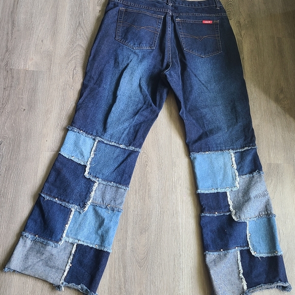 Patchwork Blue Jeans - Picture 4 of 5